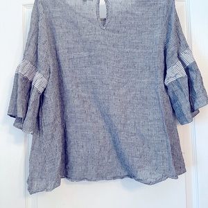 Very J cotton blouse.